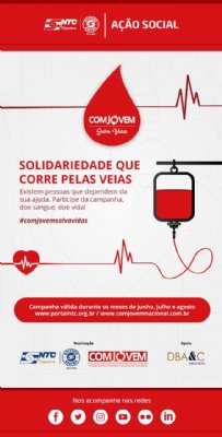 Campanha Comjovem Salva Vidas começou